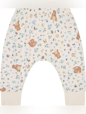 New MORI Bamboo Bear Print Joggers Size 12-18M